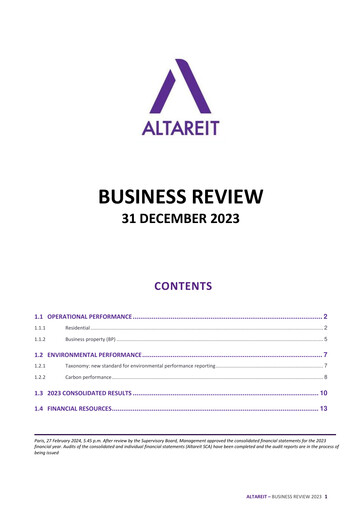 Thumbnail Altareit Financial Report 2023