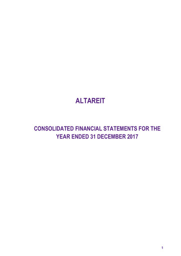 Thumbnail Altareit Financial Statement 2017