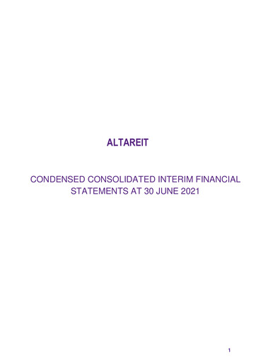 Thumbnail Altareit Financial Statement 2021-h1