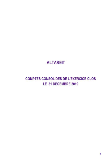 Thumbnail Altareit Financial Statement 2019