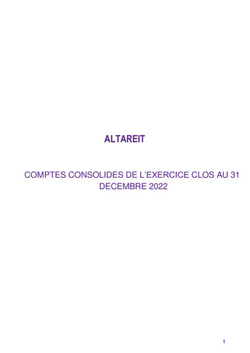 Thumbnail Altareit Financial Statement 2022