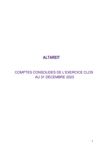 Thumbnail Altareit Financial Statement 2023