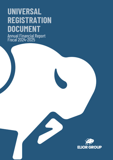 Thumbnail Elior Group Universal Registration Document 2024-2025