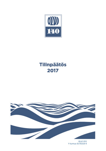 Thumbnail Olvi plc Annual Report 2017