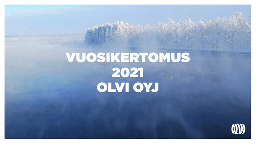 Thumbnail Olvi plc Annual Report 2021