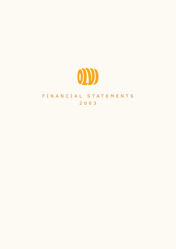 Thumbnail Olvi plc Financial Statement 2003