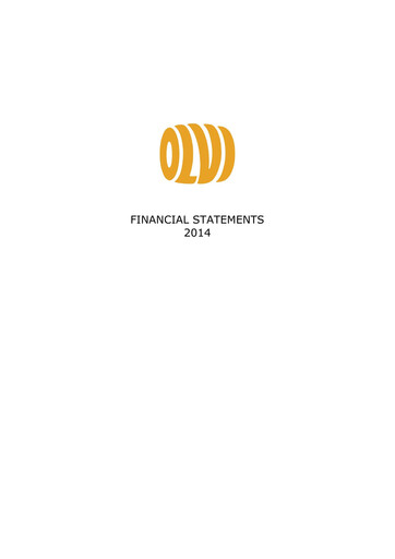 Thumbnail Olvi plc Financial Statement 2014