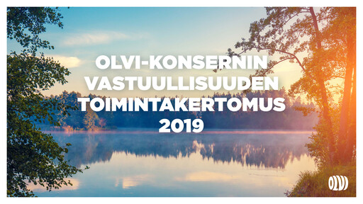 Thumbnail Olvi plc Sustainability Report 2019