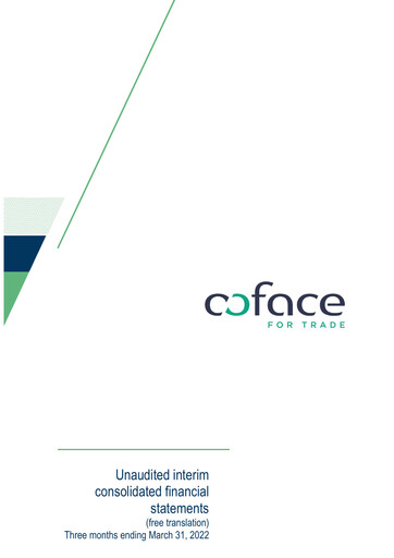 Thumbnail Coface
 Financial Statement 2022-q1