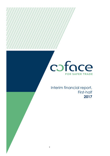 Thumbnail Coface
 Half-year Report 2017-h1