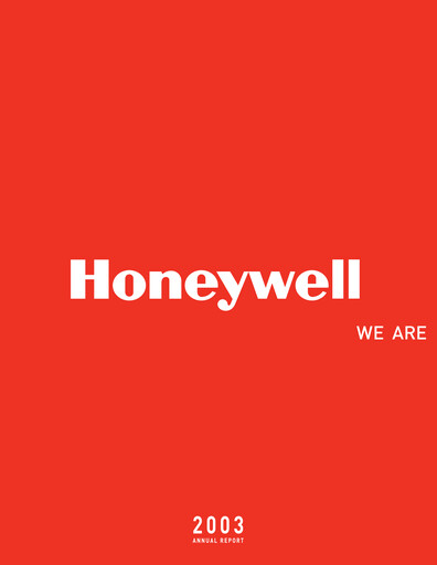 Thumbnail Honeywell Annual Report 2003