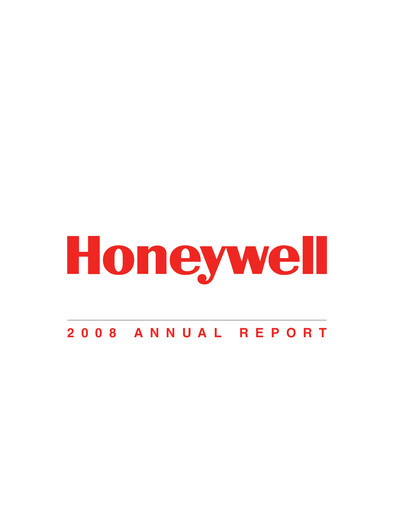 Thumbnail Honeywell Annual Report 2008