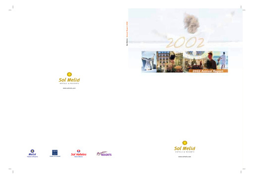 Thumbnail Meliá Hotels International Annual Report 2002