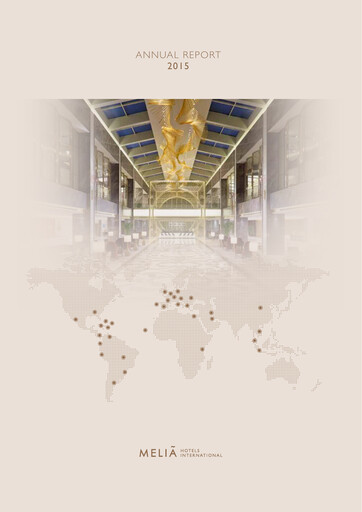 Thumbnail Meliá Hotels International Annual Report 2015