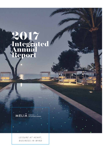Thumbnail Meliá Hotels International Annual Report 2017