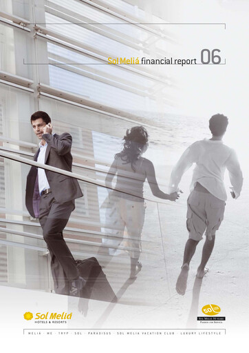 Thumbnail Meliá Hotels International Financial Report 2006