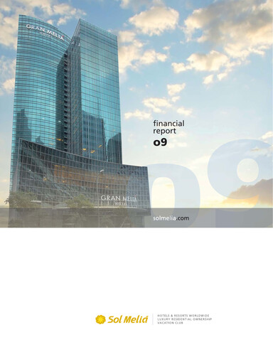 Thumbnail Meliá Hotels International Financial Report 2009