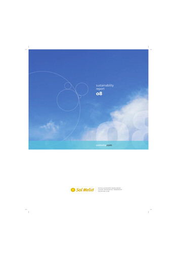 Thumbnail Meliá Hotels International Sustainability Report 2008