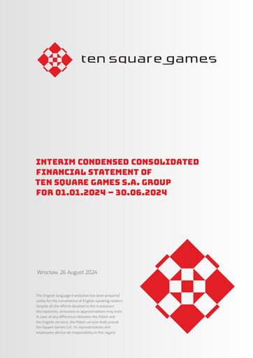 Thumbnail Ten Square Games
 Half-year Report 2024-h1