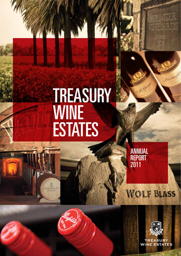 Thumbnail Treasury Wine Estates
 Annual Report 2011