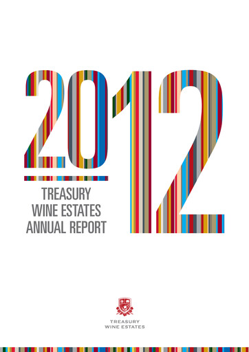 Thumbnail Treasury Wine Estates
 Annual Report 2012