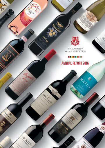 Thumbnail Treasury Wine Estates
 Annual Report 2016