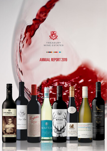 Thumbnail Treasury Wine Estates
 Annual Report 2019