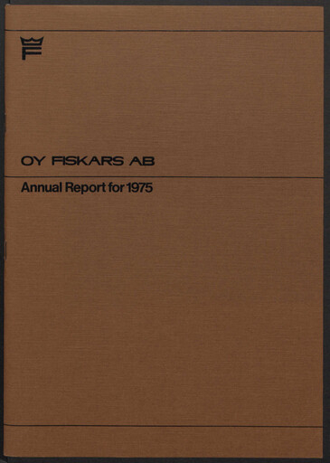 Thumbnail Fiskars Annual Report 1975