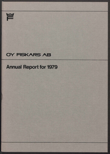Thumbnail Fiskars Annual Report 1979