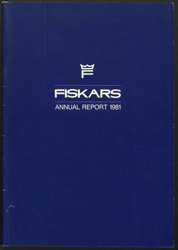 Thumbnail Fiskars Annual Report 1981