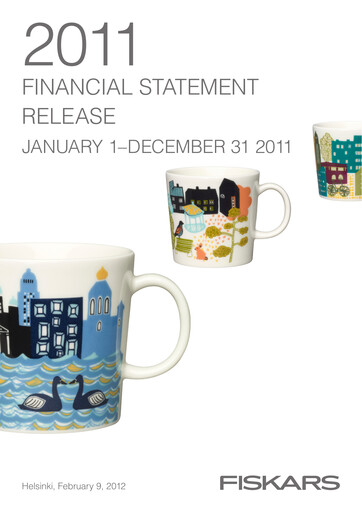 Thumbnail Fiskars Financial Statement 2011