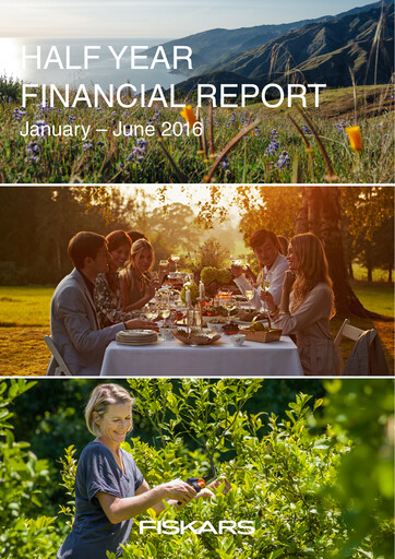 Thumbnail Fiskars Half-year Report 2016-h1