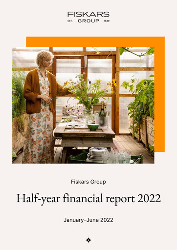 Thumbnail Fiskars Half-year Report 2022-h1