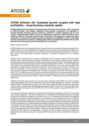 Thumbnail Atoss Quarterly Report 2018-q3