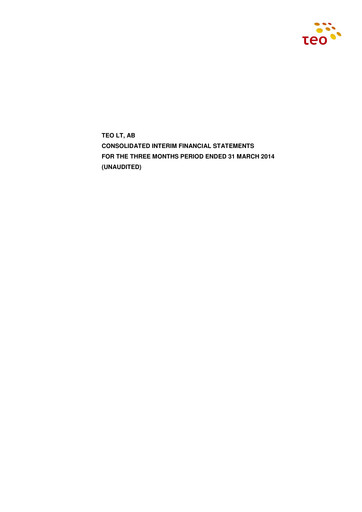 Thumbnail Telia Lietuva Quarterly Report 2014-q1