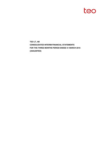 Thumbnail Telia Lietuva Quarterly Report 2016-q1