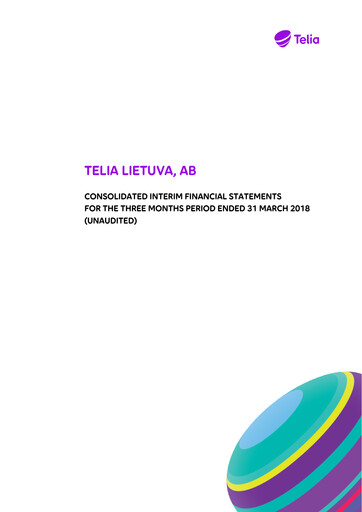 Thumbnail Telia Lietuva Quarterly Report 2018-q1