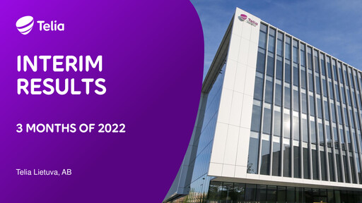 Thumbnail Telia Lietuva Quarterly Report 2022-q1