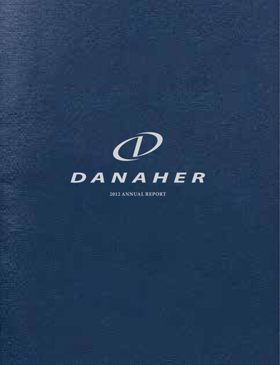 Vorschaubild Danaher Jahresbericht 2012