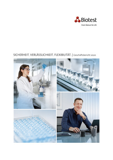 Miniature Biotest
 Rapport annuel 2020