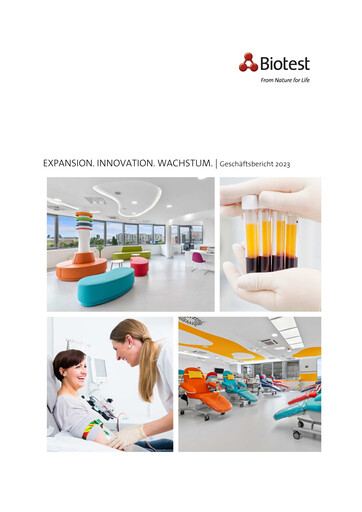 Miniature Biotest
 Rapport annuel 2023