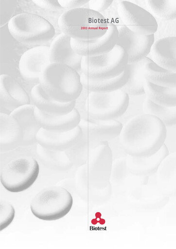 Thumbnail Biotest
 Annual Report 2003
