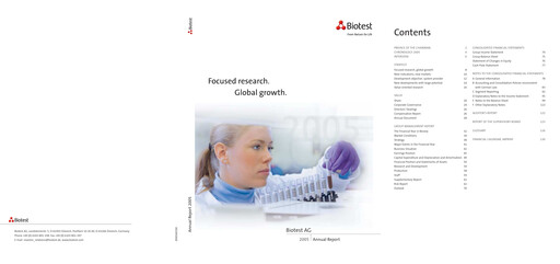 Thumbnail Biotest
 Annual Report 2005