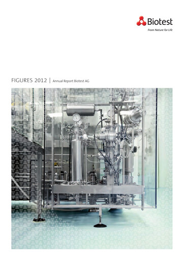 Thumbnail Biotest
 Annual Report 2012