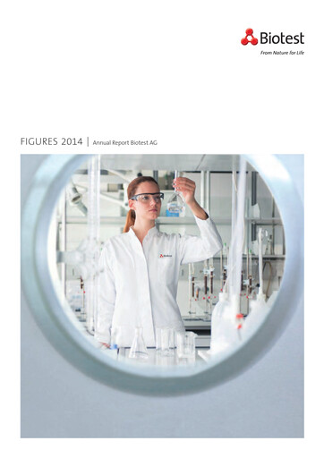 Thumbnail Biotest
 Annual Report 2014