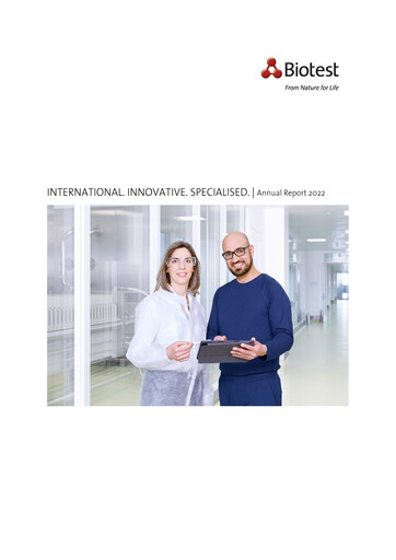 Thumbnail Biotest
 Annual Report 2022