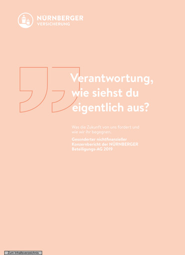 Thumbnail Nürnberger Versicherung
 Sustainability Report 2019