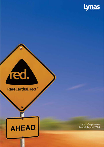 Thumbnail Lynas Annual Report 2004