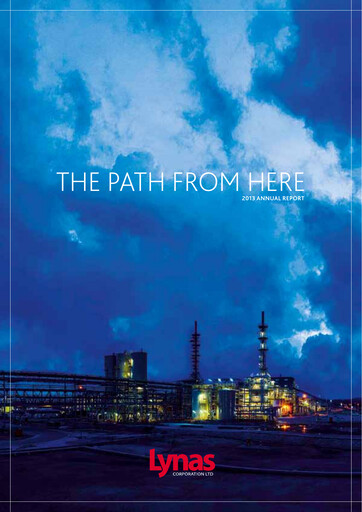 Thumbnail Lynas Annual Report 2013