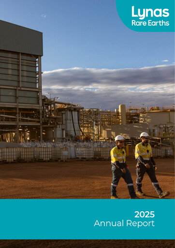 Vorschaubild Lynas Jahresbericht 2025